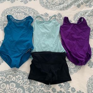 Bundle of girls dance clothes